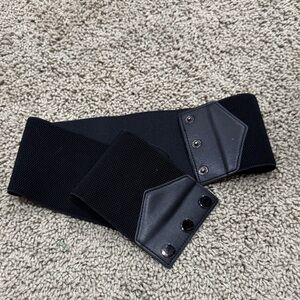 Men's Black Belt Bag